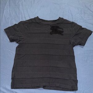 Burberry Kids BLACK Striped T-Shirt
